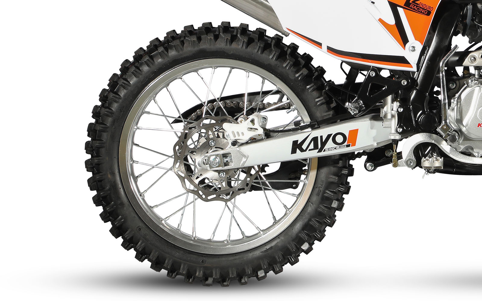 CENKOO K2 250cc Luftkühlung 21/18" Enduro Motocross Dirt Bike White 