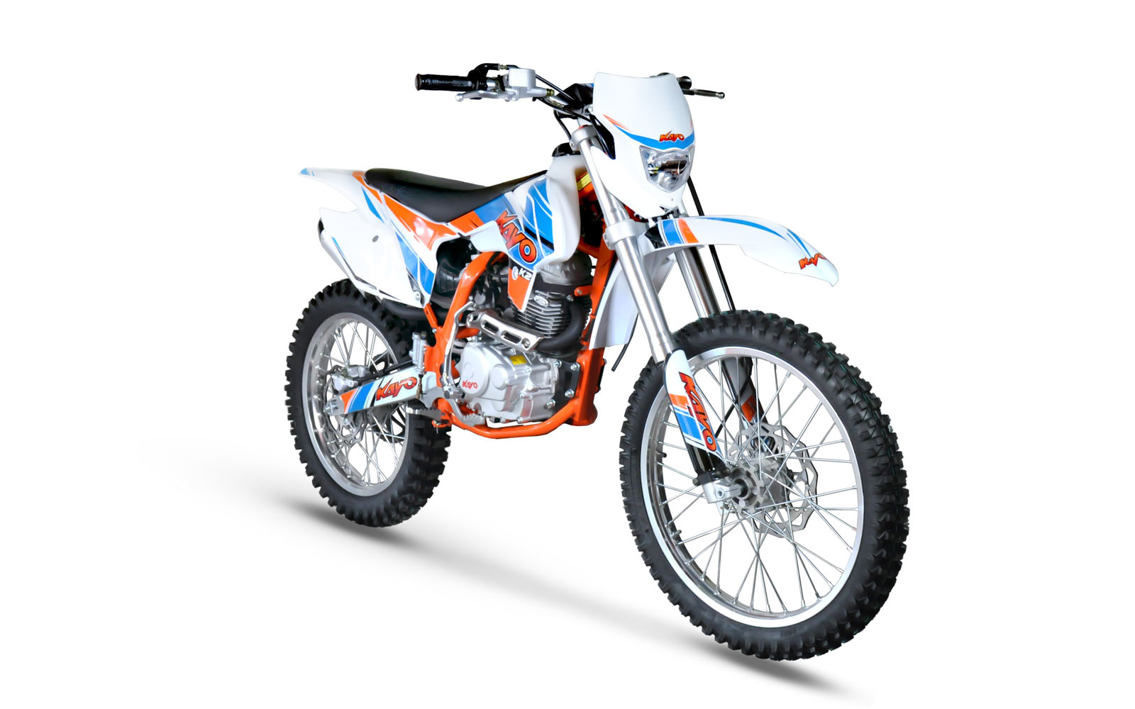 CENKOO K2 250cc Luftkühlung 21/18 Motocross Dirt Bike Weiß
